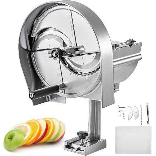 Commercial Vegetable Fruit Slicer Manual Adjustable Kitchen Aid Cutter 0-12mm