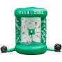 Inflatable Cash Cube Inflatable Cash Cube Booth Green with Blowers Money Grab