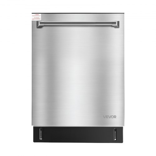 VEVOR 24"" Built-In Dishwasher Stainless Steel Tub 14 Place Settings & 8 Programs