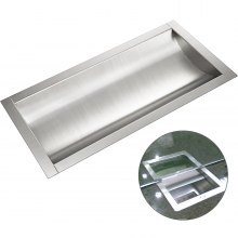 Cash Window Drop-in Deal Tray 18"(l) X 10"(w) Business Banks 304 Stainless Steel