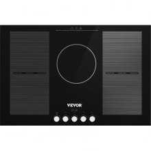 VEVOR Electric Induction Cooktop Built-in Stove Top 30in 5 Burners 220V