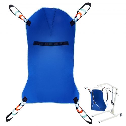 

VEVOR Universal Full Body Patient Lift Sling S-Size Hoyer Lift Medical Aid Sling