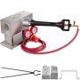 VEVOR Propane Knife Forge, Blacksmithing Forge with Single Burner, Portable Mullite Propane Forge with Single Door, Large Capacity Farrier Forge, Square Propane Burner Forge for Knife and Tool Making