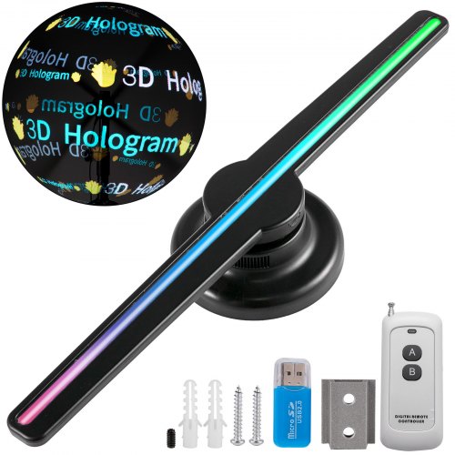 Vevor 3d Holographic Fan Hologram Fan Projector 42cm 3d Wi-fi Display Player
