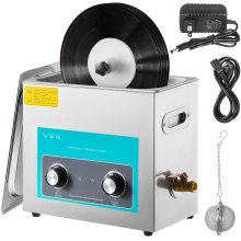 VEVOR Ultrasonic Vinyl Record Cleaner Vinyl Ultrasonic Cleaning Machine 6L Knob