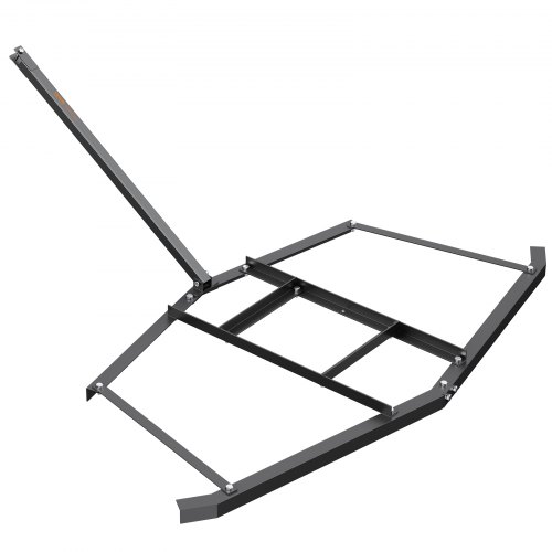 VEVOR Driveway Drag, 76.57 Width Tow Behind Drag Harrow, Q235 Steel Driveway Grader with Adjustable Bars, Support up to 50 lbs, Driveway Tractor Harrow for ATVs, UTVs, Garden Lawn Tractors