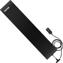 VEVOR Snow Melting Mat, 10in x 48in Heated Walkway Mat, PVC Heated Snow and Ice Melting Mat, with Power Cord, Slip-Proof, Winter Outdoor Snow Mat, 2 in/h Melting Speed