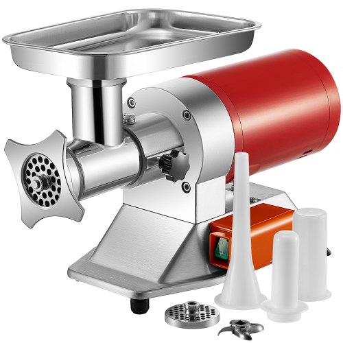 VEVOR Electric Meat Grinder Machine Electric Meat Mincer 551 Lbs/Hour 850W Red