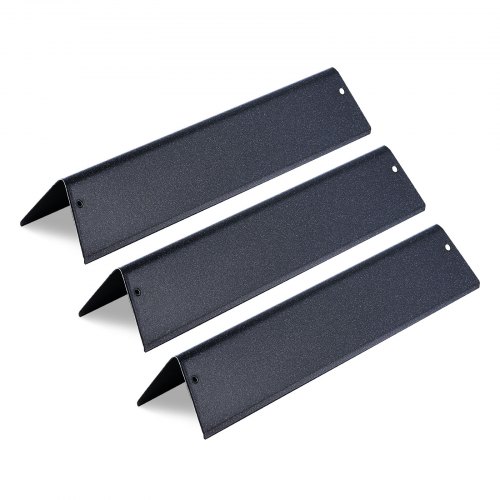 

VEVOR Flavorizer Bars, 15 in Grill Replacement Part, for Weber Spirit I & II 200 Series Grills, Including Spirit ll E-210, ll E-220, ll S-210, E-210, S-210, Porcelain-enameled Steel Heat Plate, 3 Pack