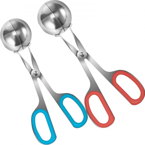 Vevor Meatball Maker Tongs Meat Baller Scoopstainless Steel 2 Pcs Kitchen Tools