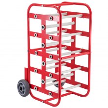 Wire Reel Caddy Wire Spool Rack 1'' & 4/5'' Axles Multiple Axle Wire Cable Caddy