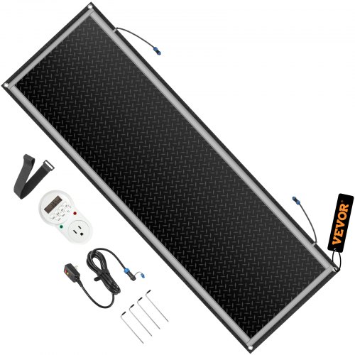 VEVOR Snow Melting Mat Heated Walkway Mat 20'' x 60'' Connectable w/ Power Cord