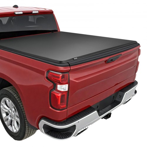 Vevor Soft Roll-Up Truck Bed Tonneau Cover, Compatible With 2019-2025 Chevy Sil…