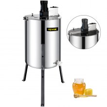 4 Frame Beekeeping Equipment Large Stainless Steel Electric Honey Extractor Ca