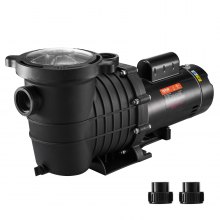 VEVOR Swimming Pool Pump 2HP Pool Pump 230V 5520GPH In/Above Ground Strainer, Certification of ETL for Security