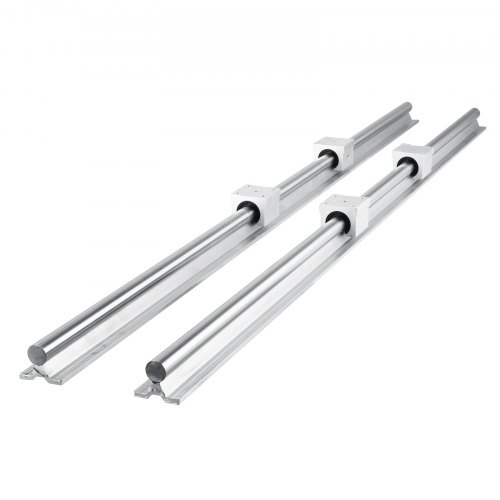 2 Set SBR20-1200mm 20 MM FULLY SUPPORTED LINEAR RAIL SHAFT ROD with 4 SBR20UU