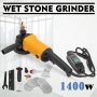 1.4KW Wet Polisher Grinder Stone Variable Speed Polishing Kit fr Concrete Marble