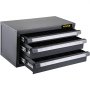 Vevor 3 Drawer Fractional Drill Dispenser Organizer Cabinet Hold 1-13mm Bits
