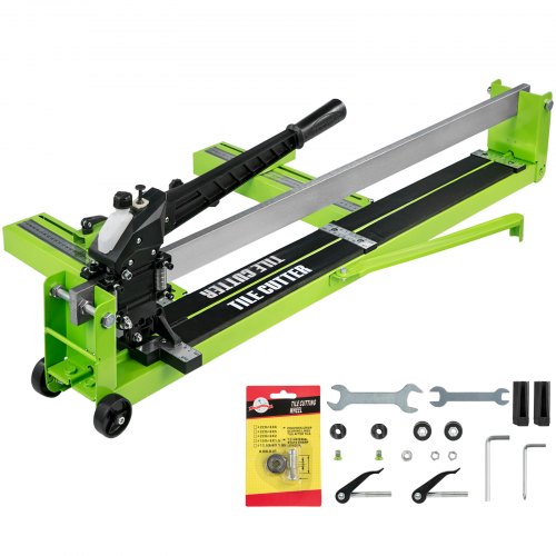 Vevor Tile Cutter 31.5 Inch Manual Tile Cutter 1.4 Inch Tile Cutting Machine Ceramic Porcelain Tile Cutter With Laser Guide All-Steel Frame And Bonus-image