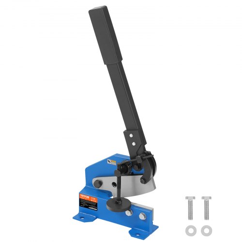 

VEVOR 5" Manual Hand Plate Shear for Metal Sheet Processing, HS-5 Benchtop Cutter with Q235 Material, for Crafts Thick Steel Crafting, Heavy Duty Roll Press Machine for Builders, DIY Enthusiasts