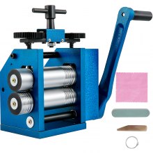 Vevor Manual Combination Rolling Mill 4.4"/112mm Sheet Square Semicircle Round
