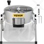 VEVOR Bud Leaf Trimming Machine Hydroponics Trimmer 16" Stainless Steel Spin Cut