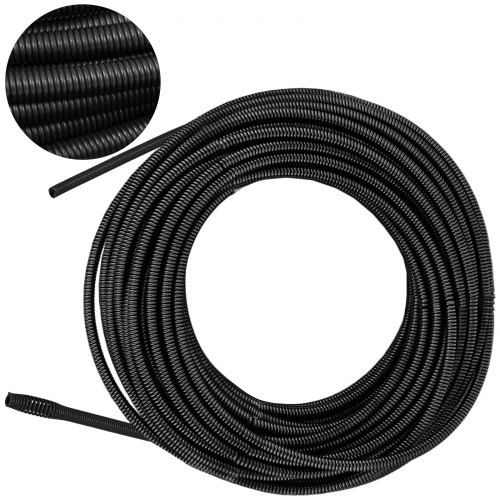 Vevor 3/8" x 100 Ft Drain Auger Cable Replacement Cleaner Snake Pipe Sewer Wire 