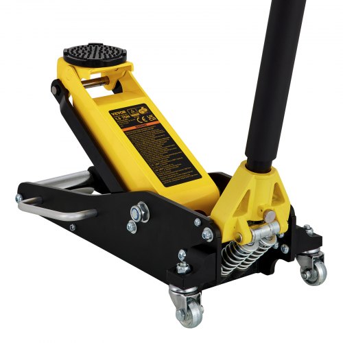 Image of VEVOR Floor Jack, 1.5 Ton Low Profile Floor Jack, Aluminum And Steel Racing Floor Jack With Dual Pistons Quick Lift Pump, Floor Jack Lifting Range 80