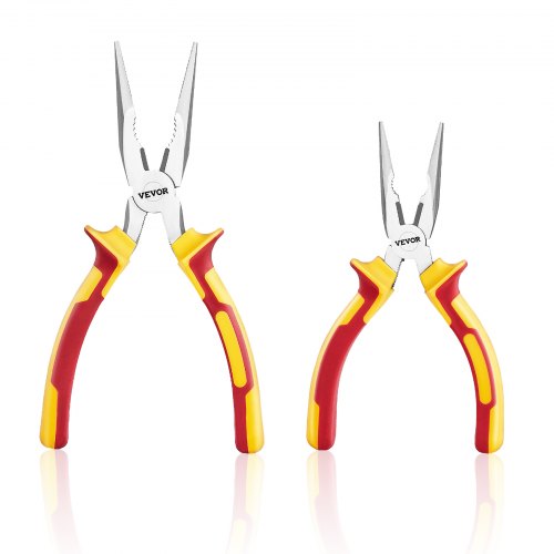 

VEVOR 2 Pcs Needle Nose Pliers 8 in Needle Nose Plier 6 in Needle Nose Plier