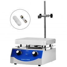 VEVOR SH-3 Magnetic Stirrer Laboratory Magnetic Stirrer Hotplate 380°C Mixing Capacity with Heating Plate 3000ml Heating Mixer Digital Display 0-2000 rpm