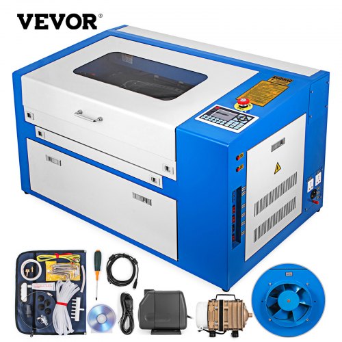 50 W Mini CO2 Laser Engraving And Cutting Machine, 500 mm/s at Rs