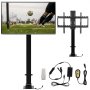 VEVOR Motorized TV Lift Stroke Length 39.4 Inches Motorized TV Mount Fit for 32-70 Inch TV Lift with Remote Control Height Adjustable 28.74-68.11 Inch,Load Capacity 154 Lbs