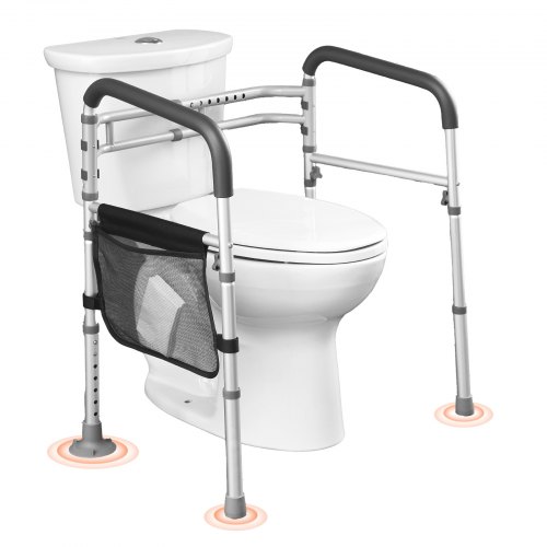 

VEVOR Foldable Toilet Safety Rail Toilet Rail with Non-Slip Handles for Seniors