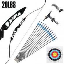 Takedown Recurve Bow Set 20LBS Archery Bow Arrow Adults Youth Shooting Practice
