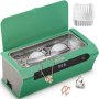 VEVOR Ultrasonic Cleaner Ultrasound Cleaning Machine 500ml Green for Jewelry