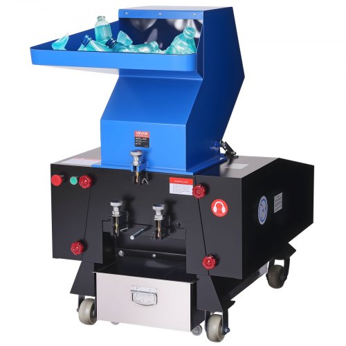

VEVOR Plastic Shredder Crusher 7.5KW Granulator Recycling Machine 220V 3-Phase