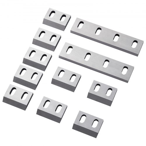 

VEVOR Shredder Blades, Alloy Steel Shredder Machine Blade Kit with 9 Rotating and 2 Fixed Blades, High-Hardness SKD-11 Blade, Compatible with Model 300 Plastic Grinder, for ABS, PP, PVC & Nylon