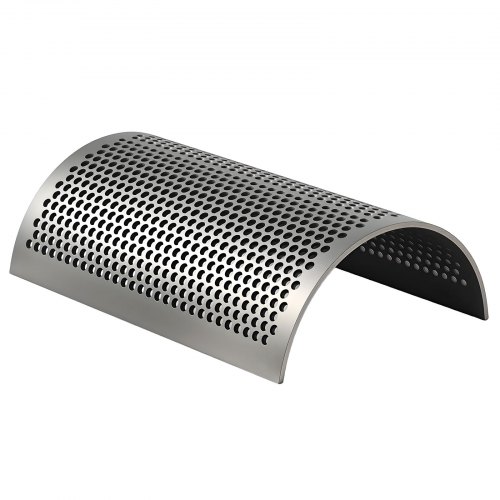 VEVOR Screen Mesh for Plastic Shredder, High-Quality Steel Durable Mesh, 0.315 in/8 mm High-Precision Aperture Screen, Compatible with Model 400 Plastic Grinder, Suitable for Small Particle Recycling