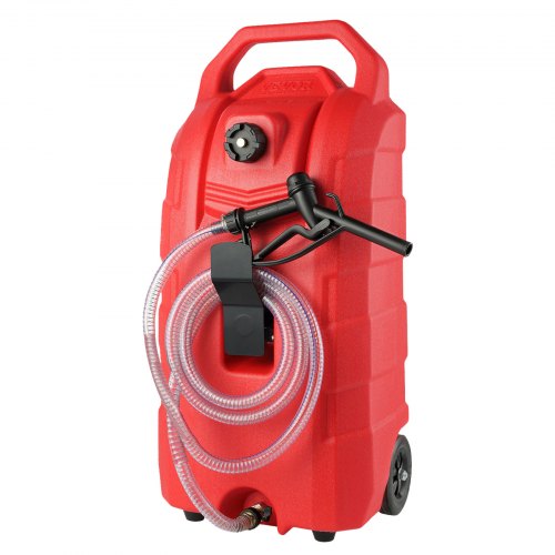 

VEVOR 16 Gallon Fuel Caddy, 7.8 L/min, Portable Gas Storage Tank Container with Nozzle Rubber Wheels, Fuel Transfer Storage Tank for Gasoline Diesel Machine Oil Car Mowers Tractor Boat Motorcycle