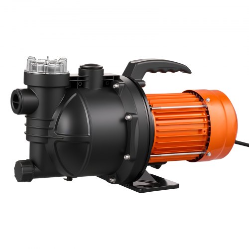 VEVOR Shallow Well Jet Pump, 1300W, 230V 4800L/H Maximum Flow Rate, PP Garden Well Jet Pump with 8 m Suction Height, Thermal Protection, European Voltage Standards, for Garden Irrigation Lawn Watering