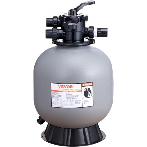 VEVOR Sand Filter, 22-inch, Up to 55 GPM Flow Rate, Above Inground Swimming Pool