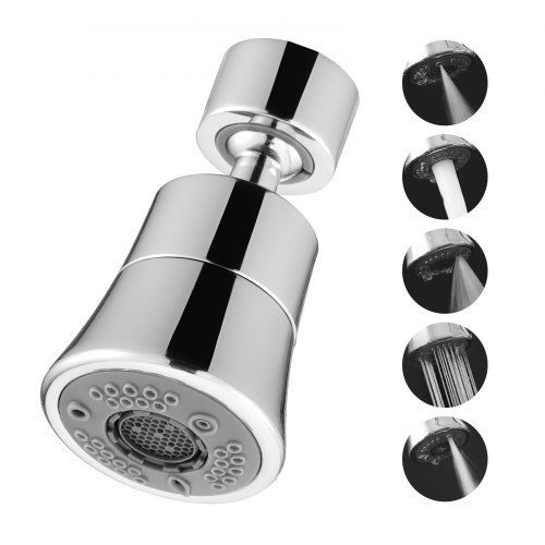 Faucet Aerator 360° Swivel Kitchen Sink Aerator 5-Flow Sprayer Brass Adapter SLTXZQPQ1JZ0I7GB9001V0