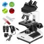 Vevor Binocular Compound Microscope Digital Compound Microscope 40x-2500x Lab