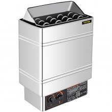 VEVOR 8KW Sauna Heater Stove 380V-415V Wet&Dry  Electric Sauna Heater with Built-in Control Unit Stainless Steel Sauna Heater