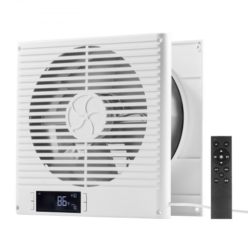 7.5 Inch Room to Room Fan 2-in-1 305 CFM Through Wall Fan Remote Control
