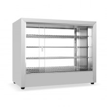 Commercial Food Warmer Pizza Warmer 25-inch Pastry Warmer With Sliding Doors