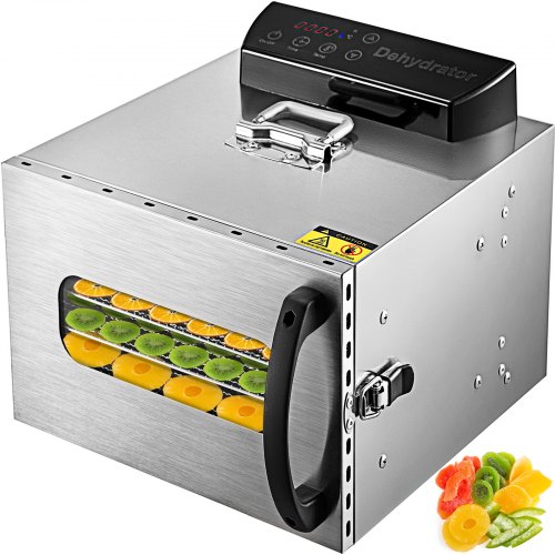 VEVOR Food Dehydrator Machine, 5-Tray Fruit Dehydrator, 300W Electric Food  Dryer w/ Digital Adjustable Timer & Temperature for Jerky, Herb, Meat,  Beef, Fruit, Dog Treats and Vegetables, ETL Listed
