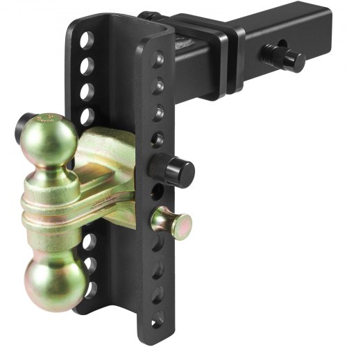 

VEVOR Adjustable Trailer Hitch, 203.2 mm Drop & 165.1 mm Rise Hitch Ball Mount with 50.8 mm Receiver, Solid Tube, 6350 kg GTW, 50.8 m and 58.7 mm 45# Steel Tow Balls with Key Lock for Truck Towing