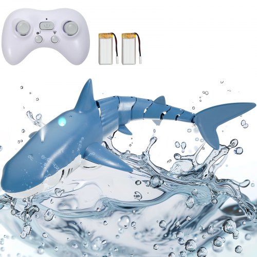 

VEVOR Remote Control Shark Toy 2.4 GHz High Speed RC Boat for Kids Adults Gift