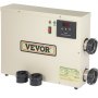 VEVOR Electric SPA Heater 15KW 380V 50-60HZ Digital SPA Water Heater with Adjustable Temperature Controller for Swimming Pool and Hot Bathtubs Self Modulating Controller Pool SPA Heater